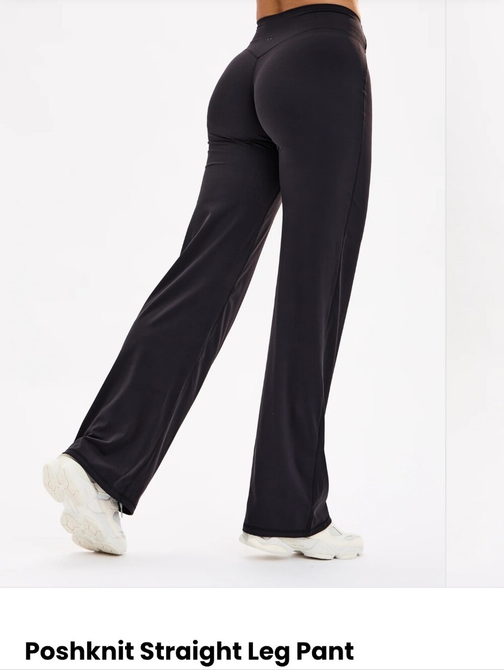 Buffbunny Collection Straight Leg Pant - Onyx Black SMALL